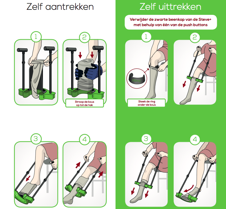 Instructies Steve Aantrekhulp